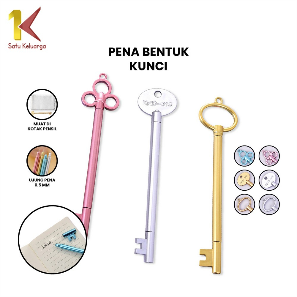 

Satu Keluarga Pulpen Gel Bentuk Kunci Rumah A64 Pena Kunci Classic Pen Karakter Alat Tulis Stationary / Bolpoin Gel Karakter Lucu Souvenir Import