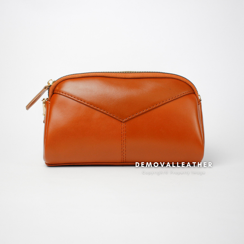 TAS KECIL WANITA SELEMPANG DARI KULIT ASLI FULL GRAIN LEATHER ORIGINAL BRANDED TAS KULIT WANITA TAS 