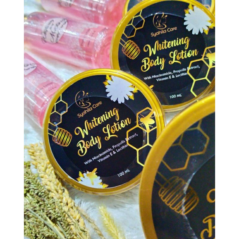 whitening body lotion syahila care 100ml