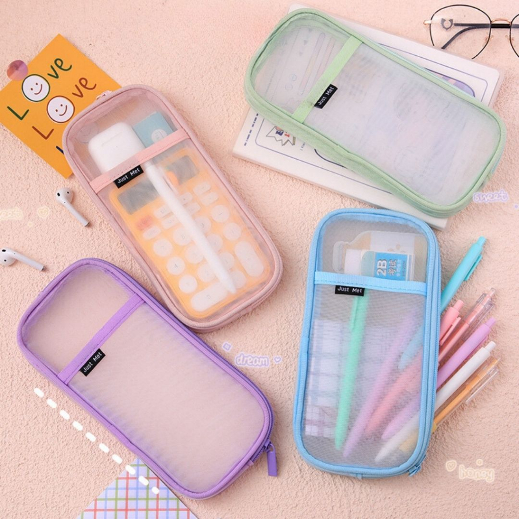 

Tempat pensil polos terbaru pencil case kado ultah anak organizer box pencil Korea premium import tempat pensil polos lucu warna pastel perlengkapan sekolah