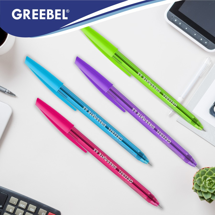 

Ballpen Bolpen Pulpen Ballpoint Hitam Greeble Classmate