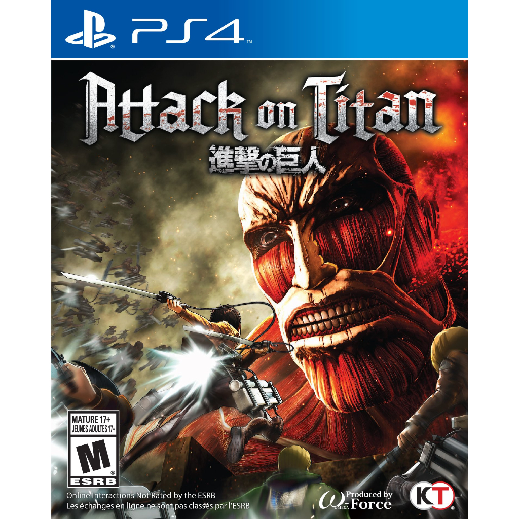 BD Kaset game PS4 Attack on Titan AOT Shingeki no Kyojin