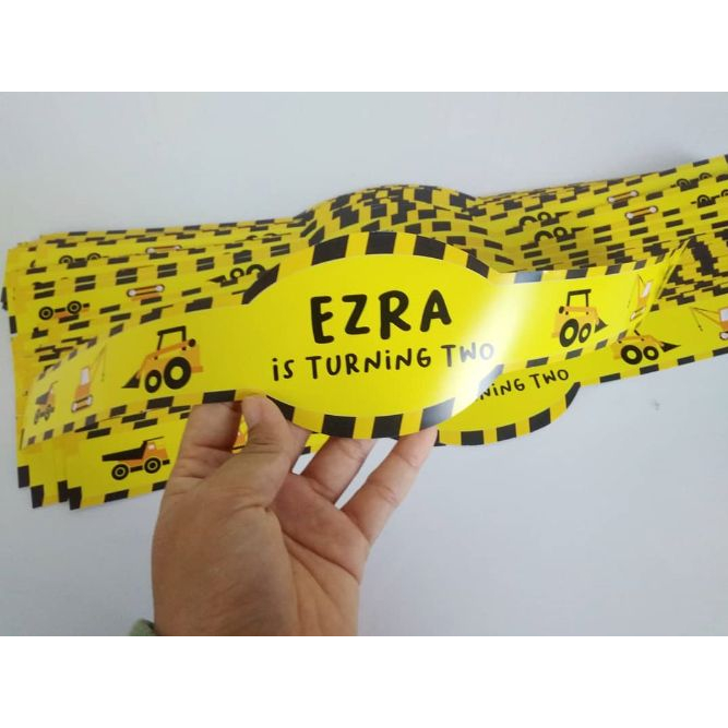 label bento excavator / label box bento excavator / label bento custom excavator