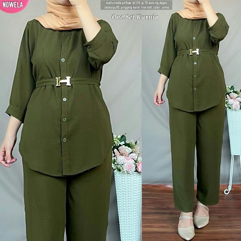 Setelan Wanita Cringkel Hermes Cod free belt