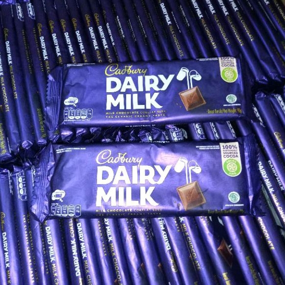 

Cadbury Dairy Milk 90gr/Coklat Cadbury 100gr