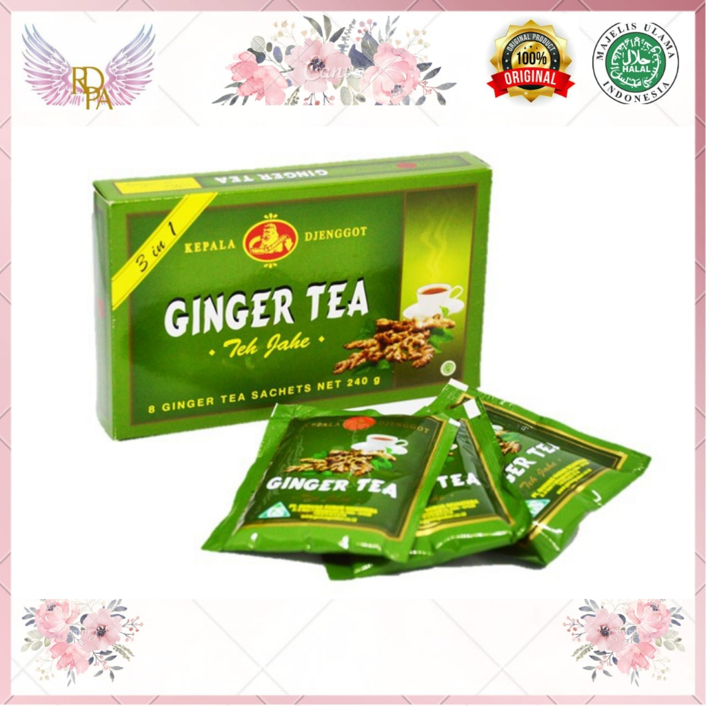 

Teh Kepala Djenggot Ginger Tea Sachet 8x30 gr. Teh Kepala Jenggot Ginger Tea. Teh Jahe