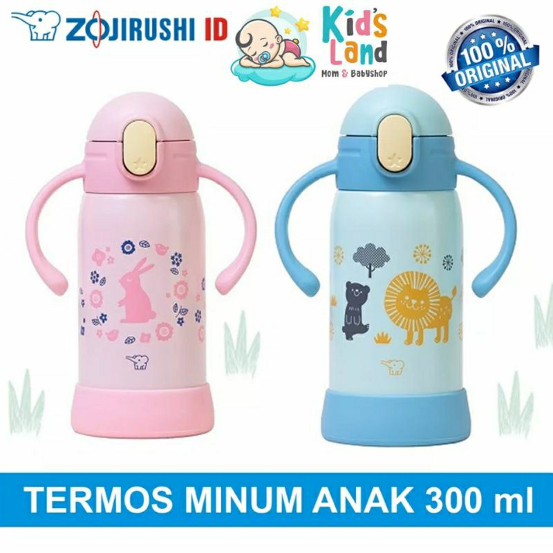 ZOJIRUSHI VACUMM STRAW BOTTLE SQ- DA30E ATAU TERMOS DAN BOTOL MINUM ANAK