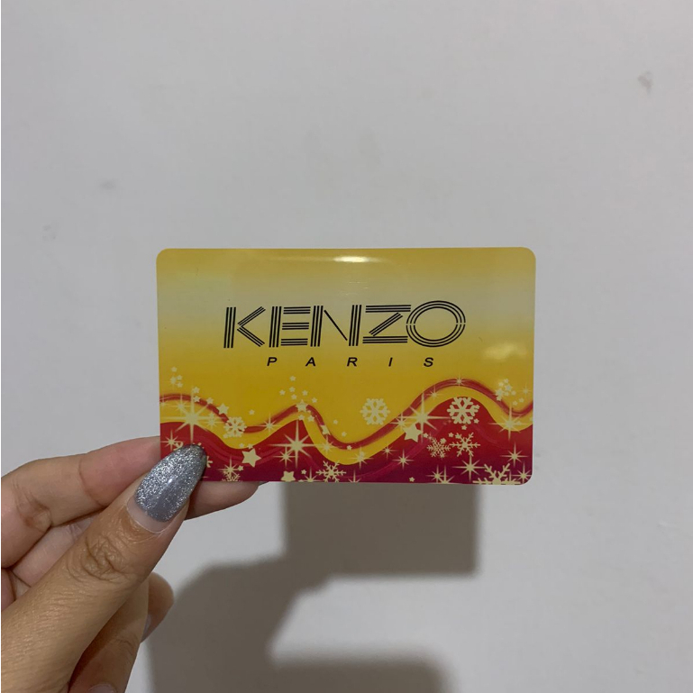 Kenzo Certificate Authentic Card Original