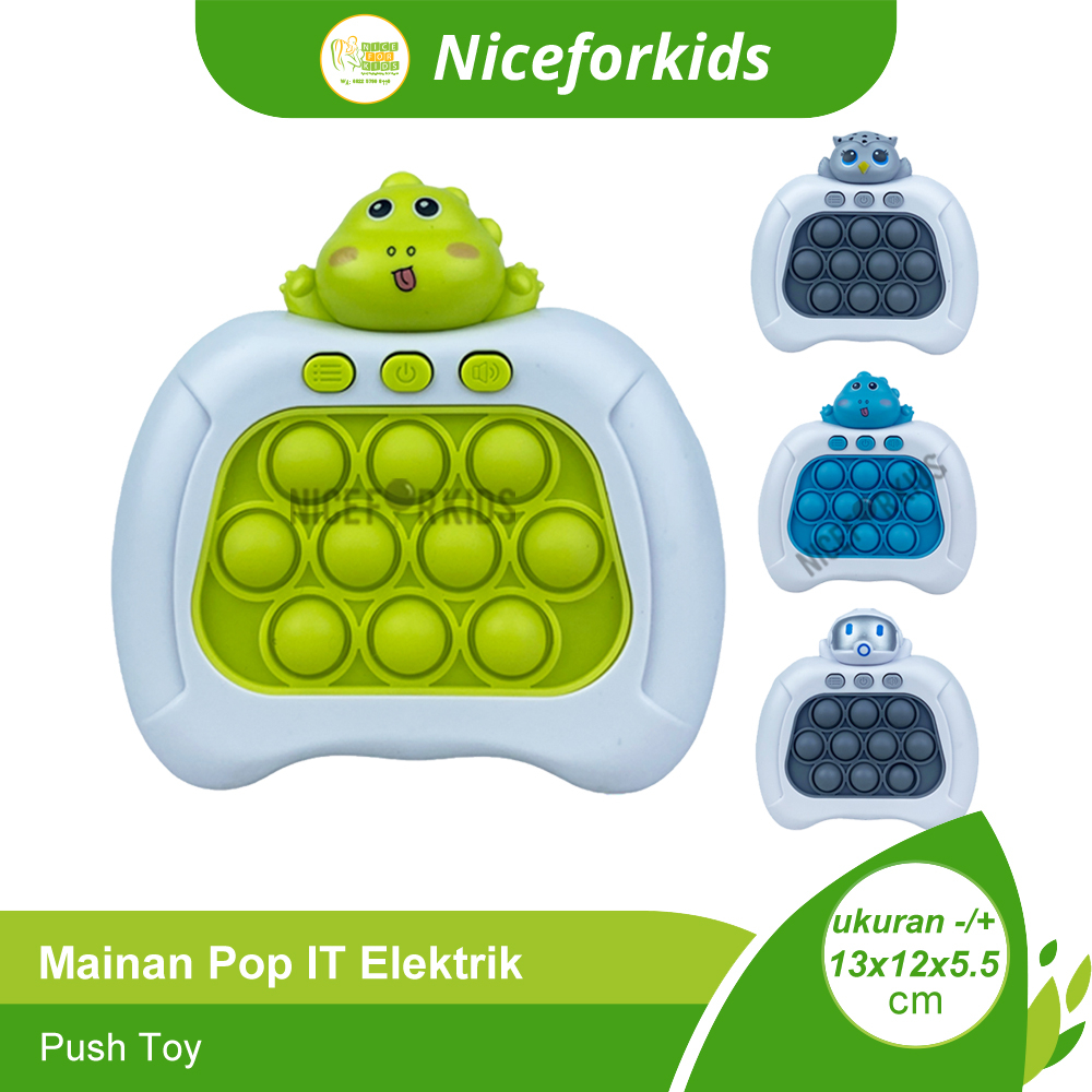 Pop It Game Electric Karakter / Mainan Anak / Pop It Elektronik