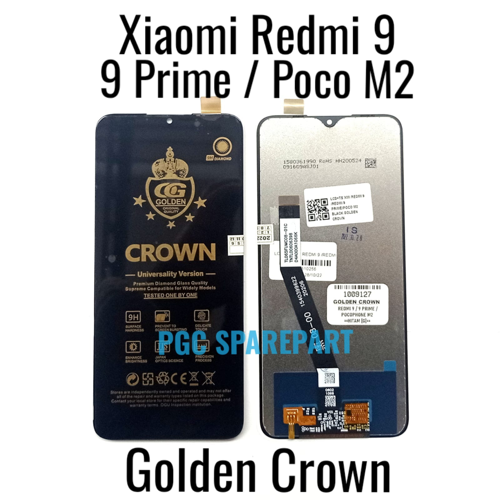 Golden Crown - LCD Touchscreen Fullset Xiaomi Redmi 9 / 9 Prime / Poco M2