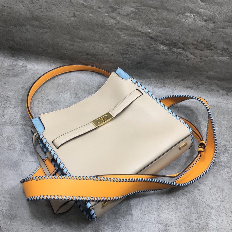 TB Lee Radziwill Whipstitch Medium Double Bag