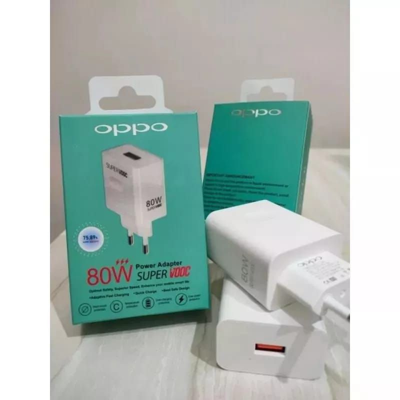 Adaptor Batok charger OPPO 80W Super VOOC