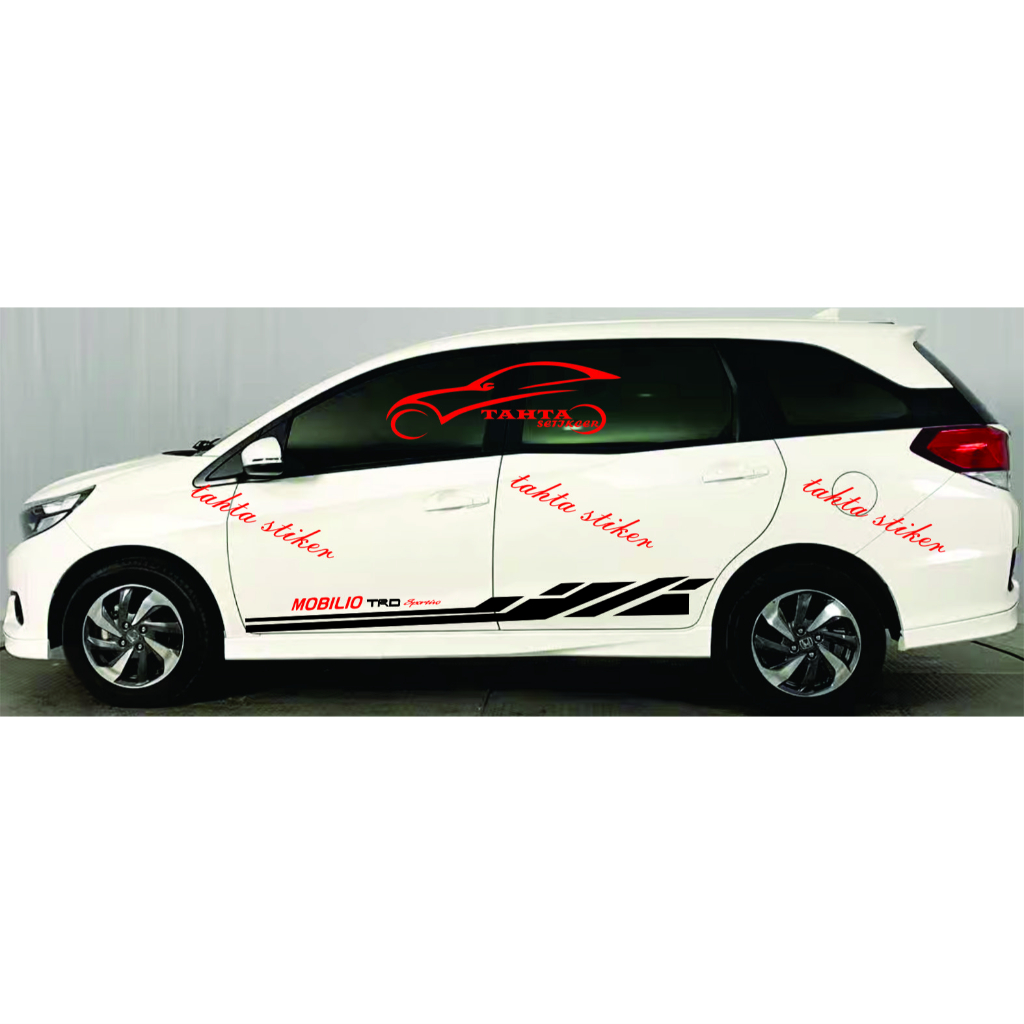 PROMO STIKER CUTTING MOBIL HONDA MOBILIO STIKER LIST BODI MOBIL MOBILIO TRD SPORTINO