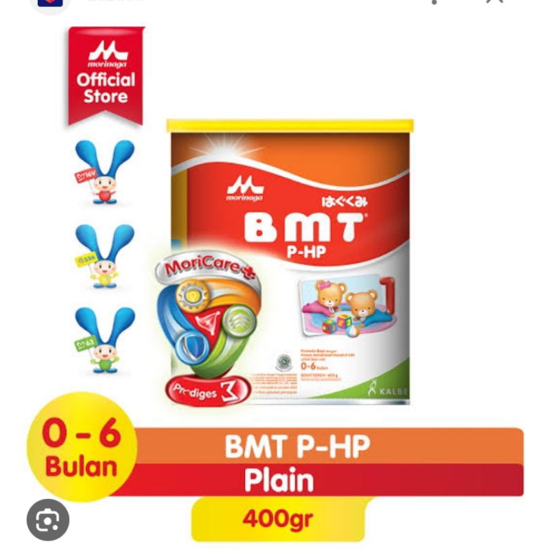 BMT PHP 0-6 BULAN / untuk anak riwayat alergi susu sapi