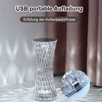 Crystal Table Lamp - LED Diamond Table Lamp with 16 Colors