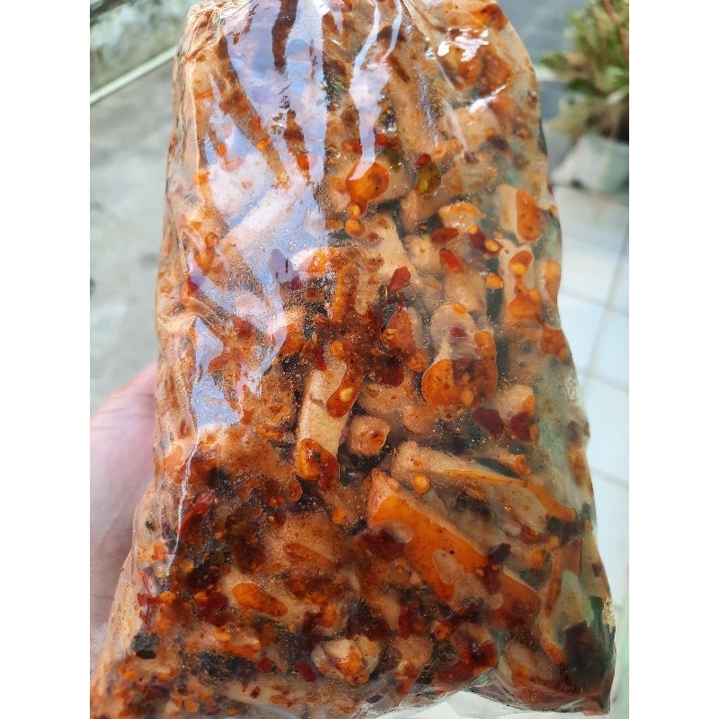 

basreng extra pedas daun jeruk
