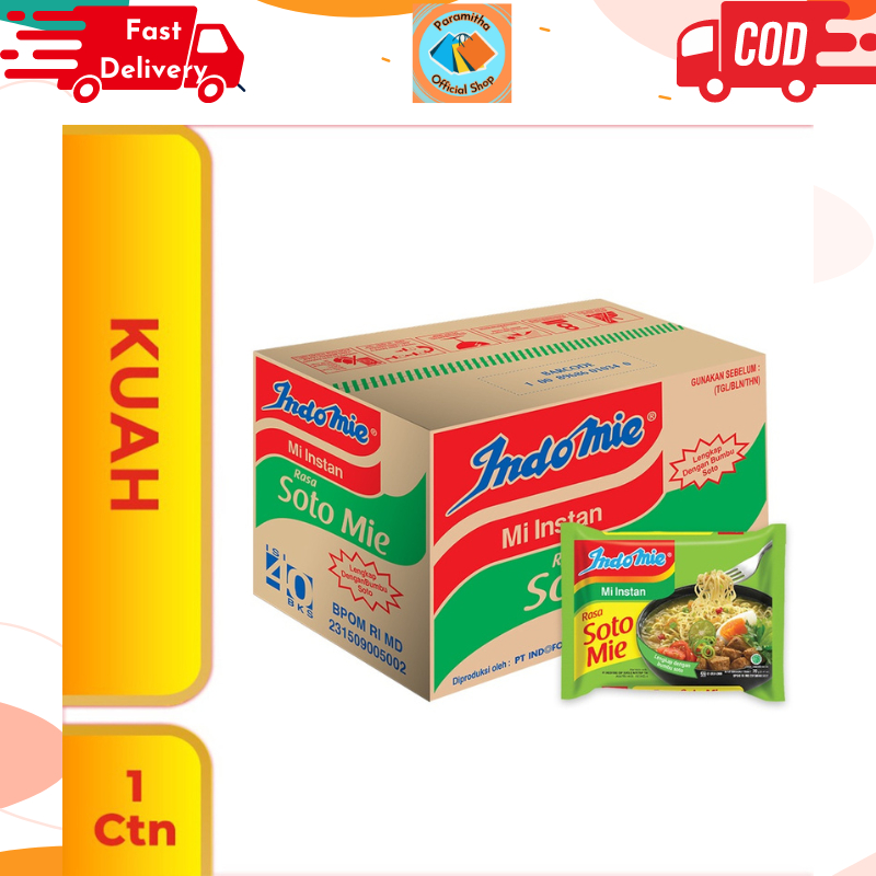 

Indomie Kuah Soto Mie Dapat 1 Dus Isi 40 Pcs