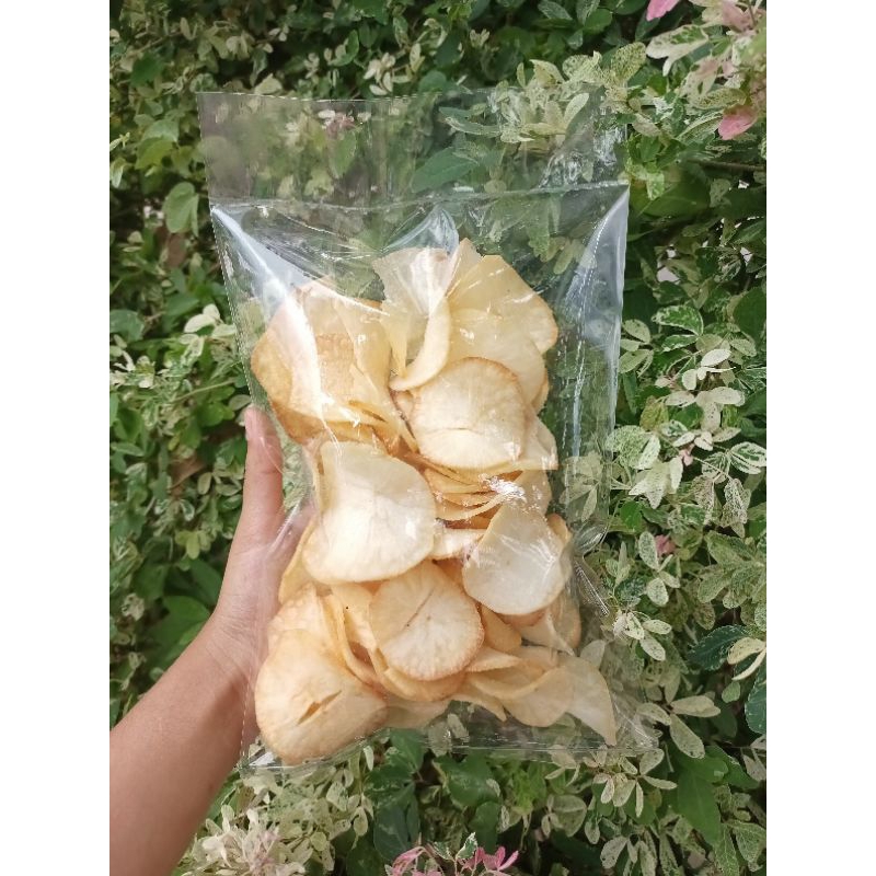 

KERIPIK SINGKONG ASIN ORIGINAL SANJAI PUTRI 200gr