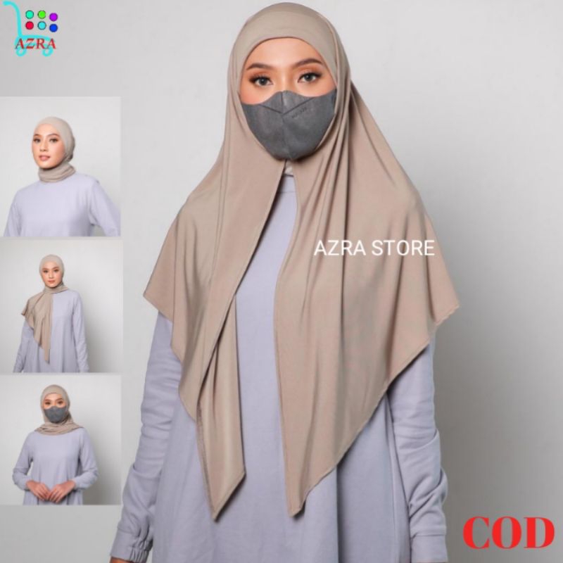 Zoya Hijab Kerudung Instant Janna Bergo Bahan Lycra