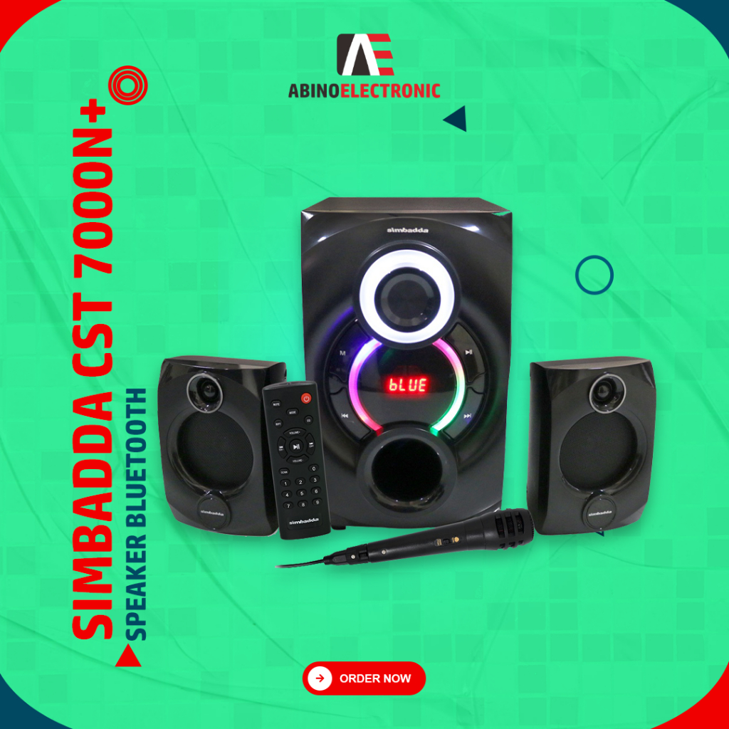 Speaker Bluetooth Simbadda CST 7000N+ Karaoke Komputer PC Laptop TV HP