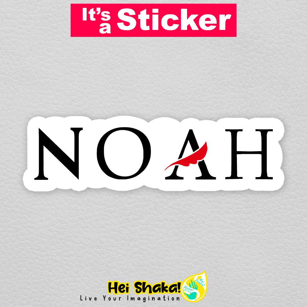 

Stiker NOAH Sticker Musik Band Vinyl Anti Air