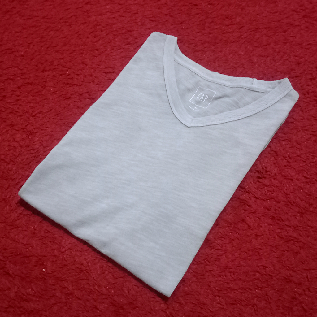 Baju Tshirt GAP Biru Langit Misty Second Size XS fit ke L