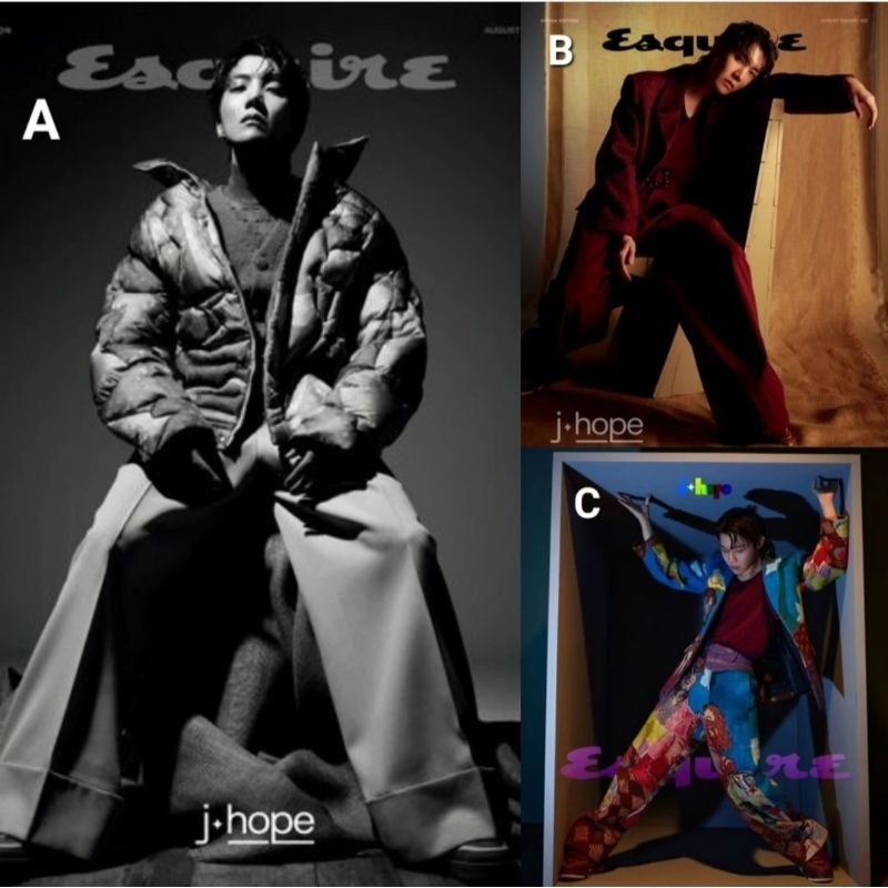 OFFICIAL ESQUIRE BTS JHOPE MAGAZINE AUGUST 2023 MAJALAH