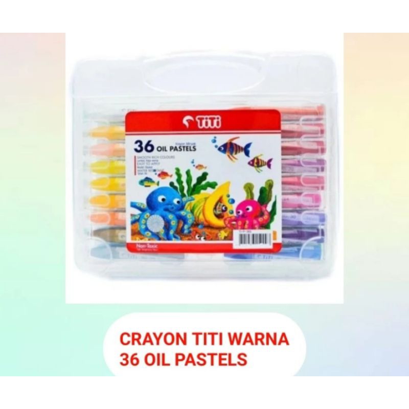 

Titi crayon 36 warna oil pastel krayon tiap 36s