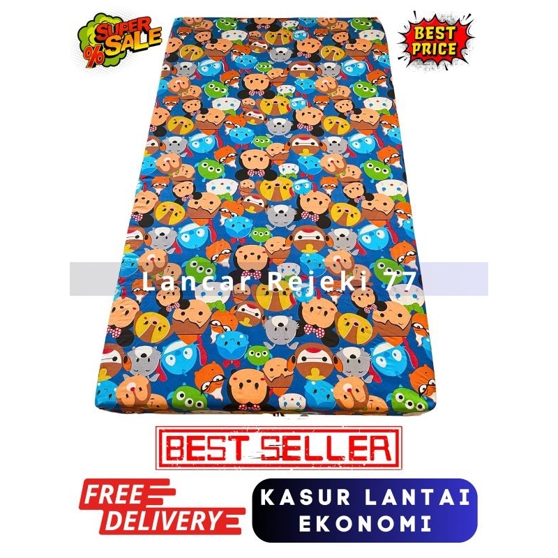 Kasur Lantai Lipat Ekonomi Size 80, 90, 100, 120, 140, 160