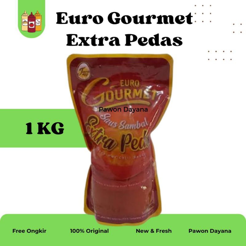 

Saus Sambal Extra Pedas Euro Gourmet 1kg