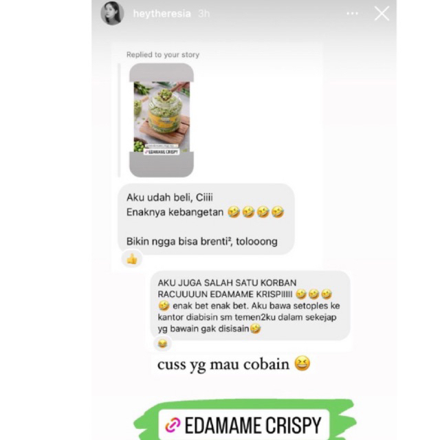 

Nafariz724 Edamame Crispy Enak-E Toples 500 Gram