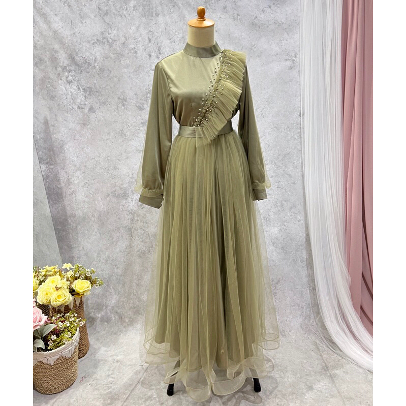 YOONA DRESS | gaun pesta muslimah