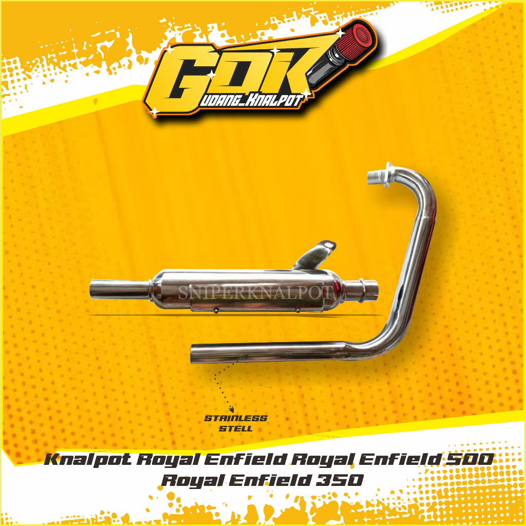 Knalpot Royal Enfield Royal Enfield 500 Royal Enfield 350 - Gudang Knalpot