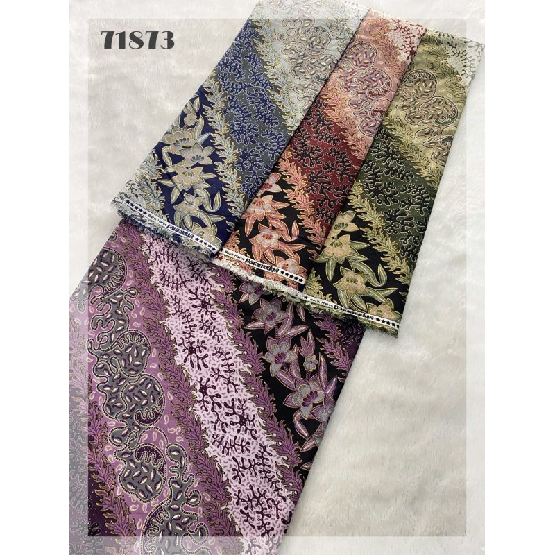 kain batik semi sutra meteran motif parang/lereng terbaru