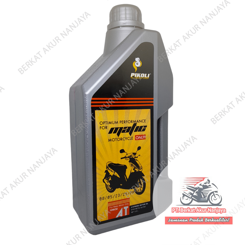 OLI PIKOLI 0.8 L 10W 30 / OIL PIKOLI 10 W 30 0.8 LITER OLI MESIN (OLI MATIC) OLI MESIN Synthetic Ble