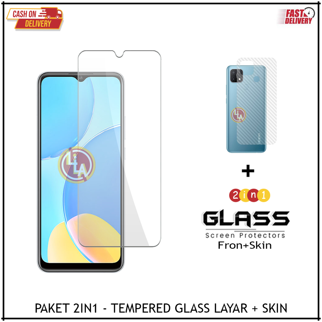 Tempered Glasss Layar Clear + Skin Carbon 3D Oppo Reno 2,2F,2Z,3,3 5G,3 Pro,3 Youth,4,4F,5,5F,5 5G,6 4G,6 5G,6Z,7 4G,7 5G,7SE,7Z 5G,7 Pro 5G,7 Lite,8 4G,8 5G,8T 4G,8 Pro,8 Pro+,8 Lite Screen Protector Anti Gores Kaca