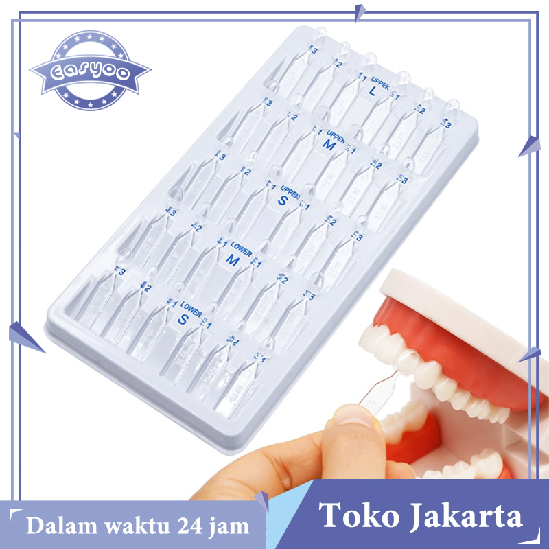 Isi 30 Cetakan Veneer Gigi  Dental Veneer Gigi Alat Pemutih Gigi Veneer