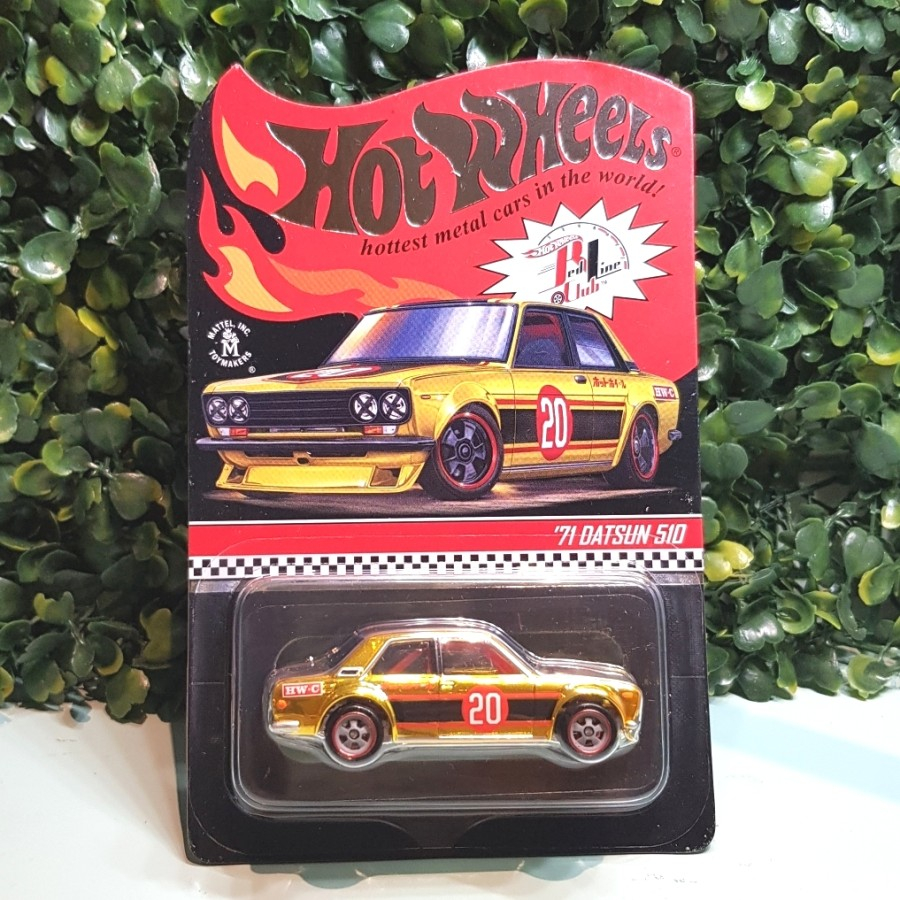 hot wheels datsun 510 RLC gold TP
