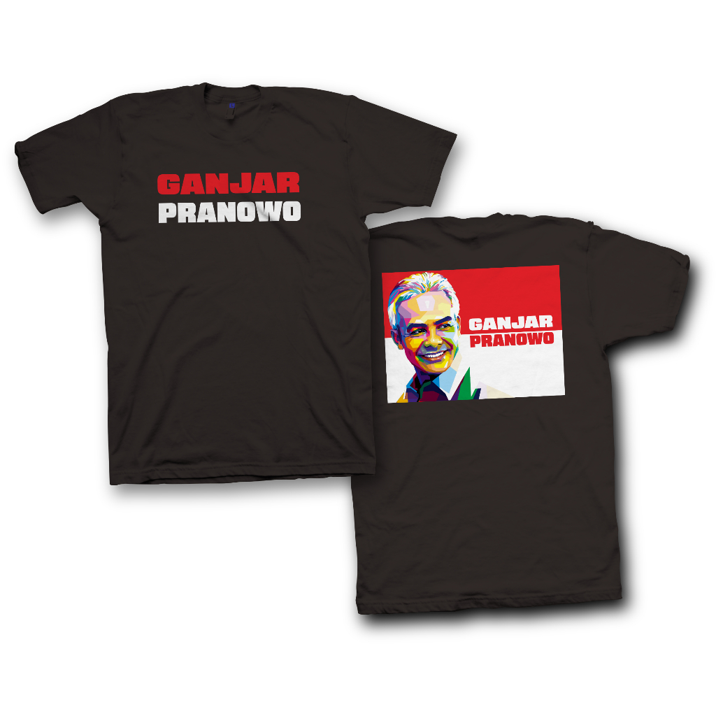 Kaos Pria Distro Ganjar Pranowo Premium/Kaos Ganjar Keren