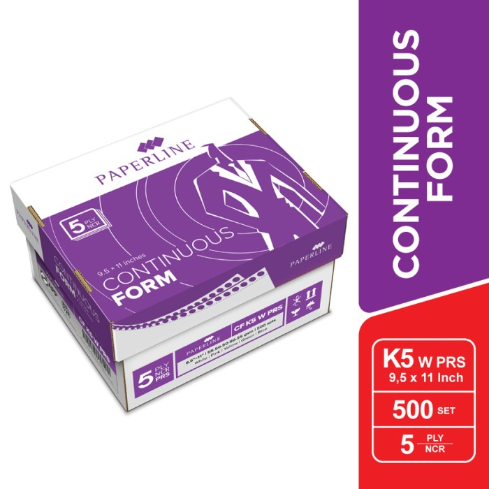 

Paperline CF 9,5" x 11 NCR 5 Ply PRS