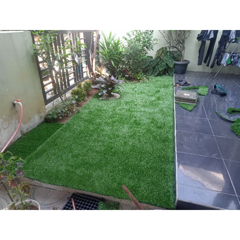 rumput  Swiss sintetis 3cm  rumput sintetis per meter persegi