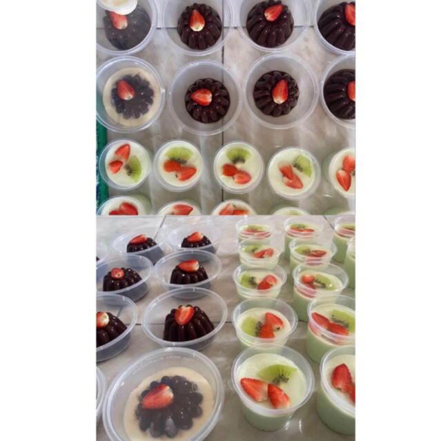 

puding mini coklat
