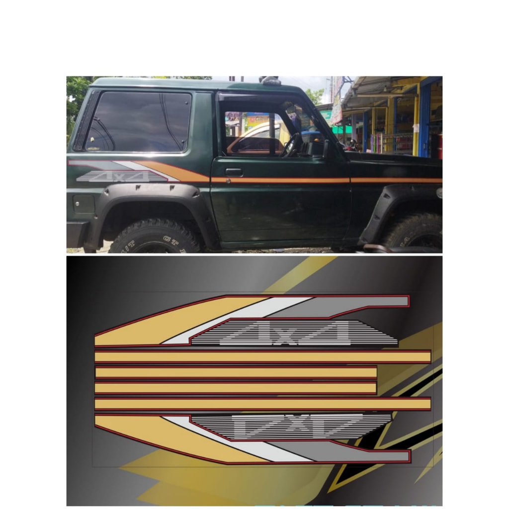 Striping Stiker TAFT GT 4X4