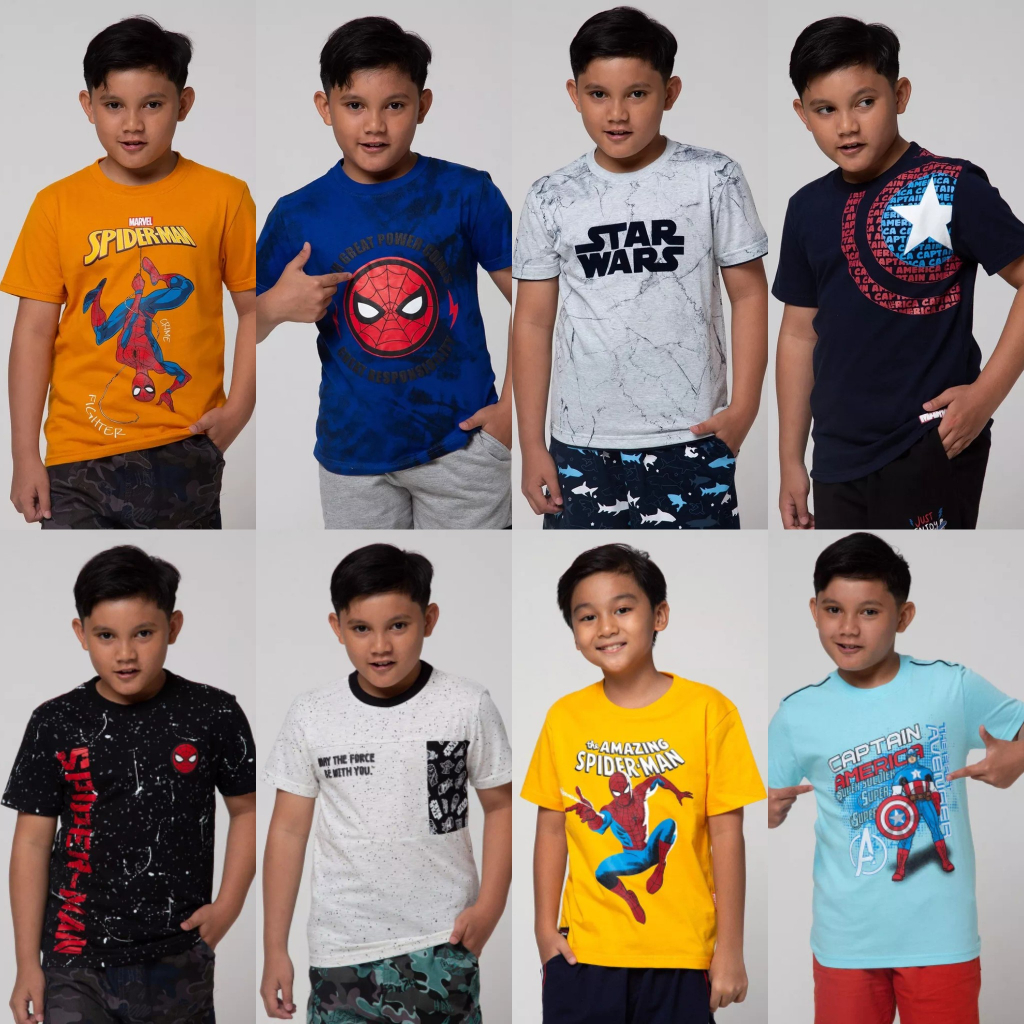 Kaos Anak Laki Marvel x Nevada
