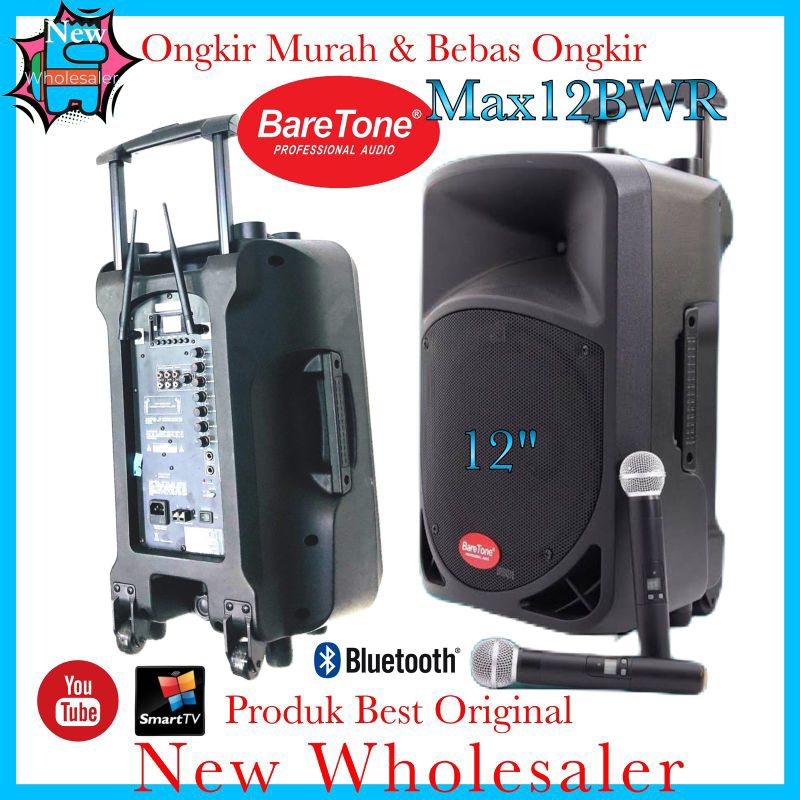 speaker Aktif Baretone 12 inch power Full Max 1212 bwr original Max12BWR resmi
