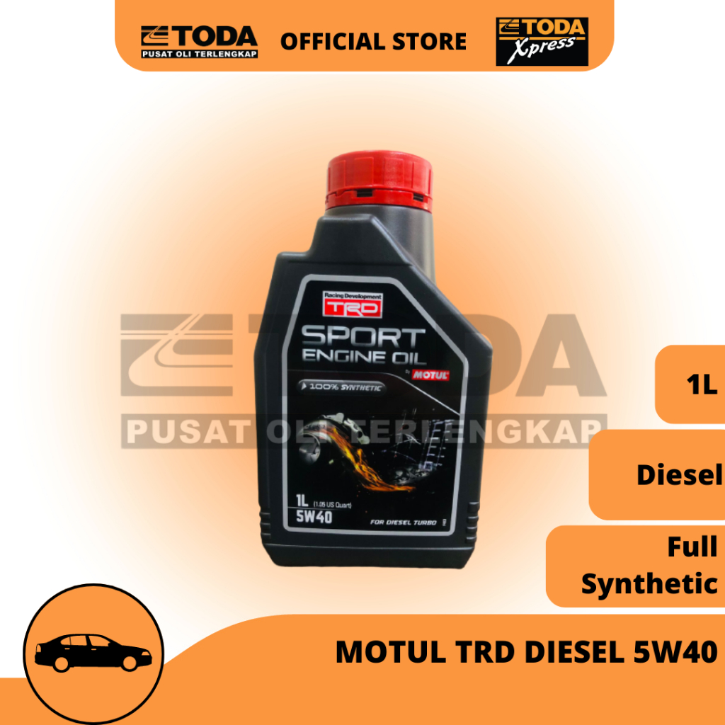 Oli Mobil Motul TRD Sport 5W40 Diesel 1L Original Oli Mesin Diesel