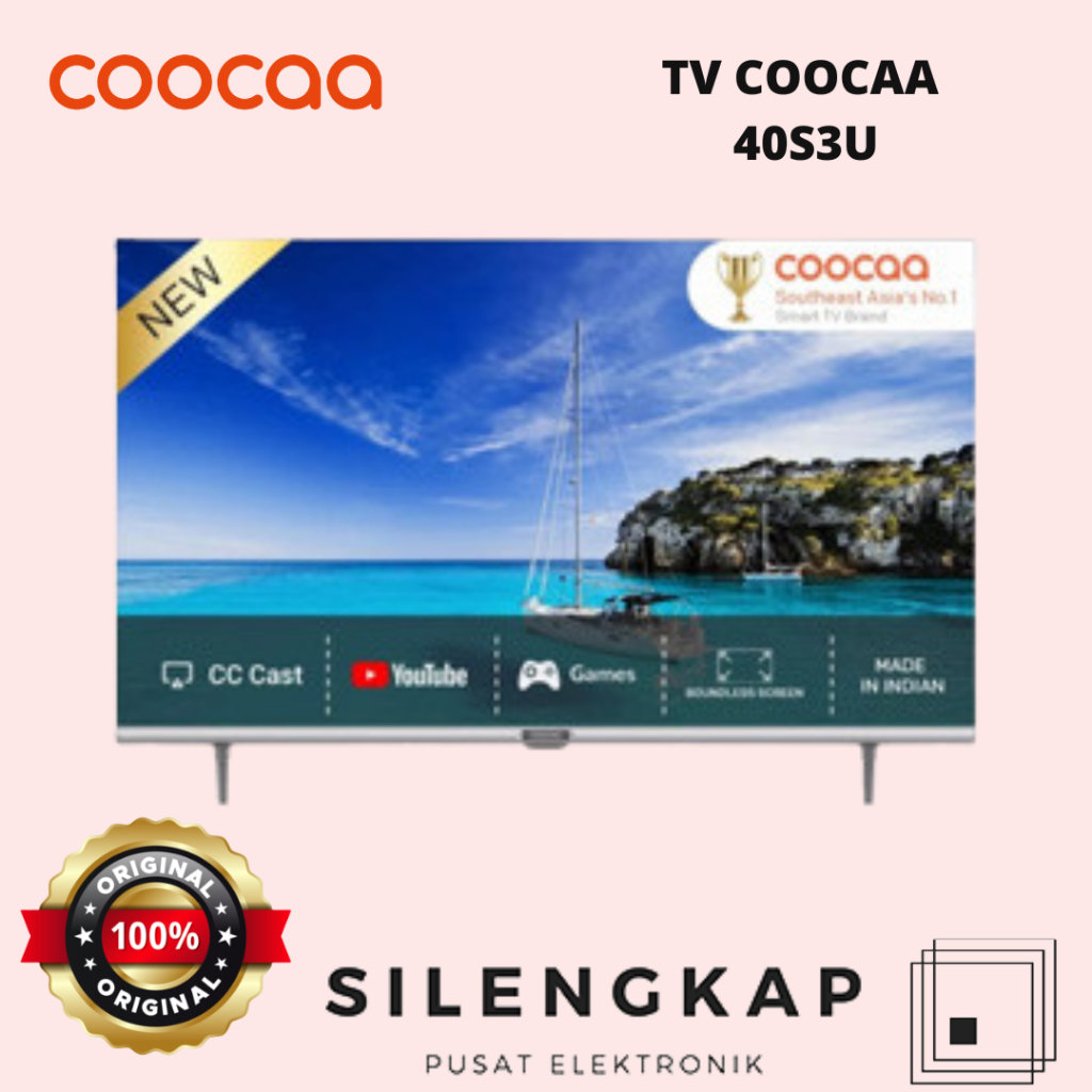 TV LED 40 INCH COOCA 40S3U DIGITAL SMART TV