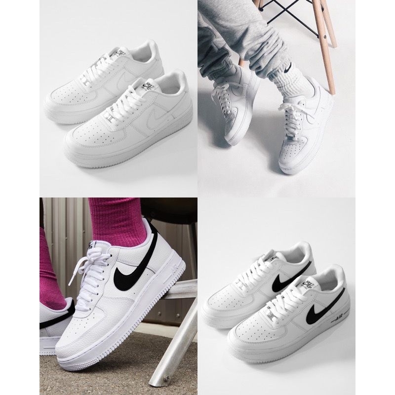 Sepatu Pria N*IKE AF1 Black and White