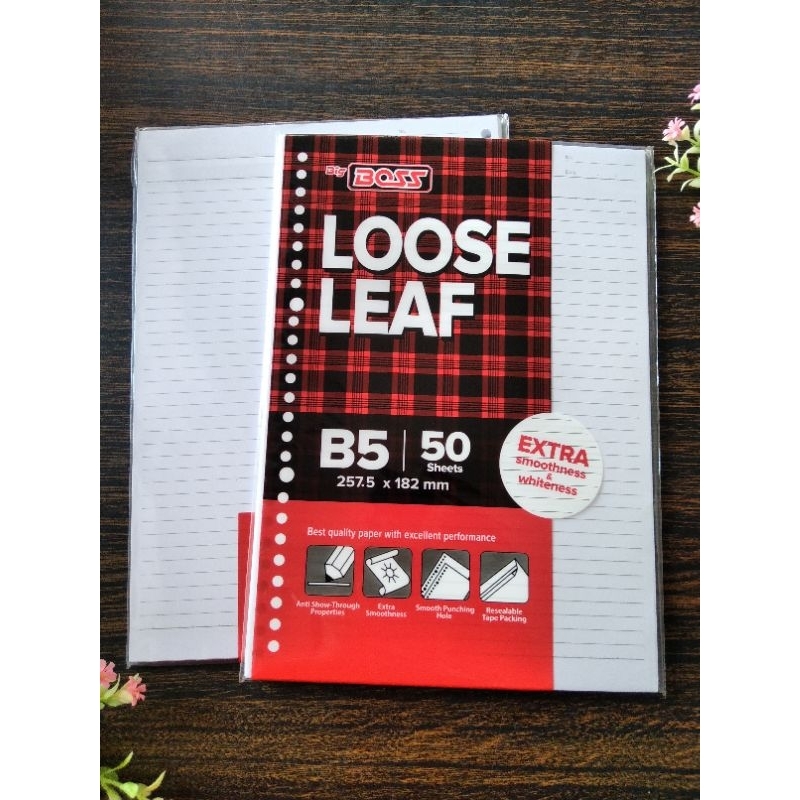 

LOOSE LEAF BIG BOSS GARIS B5 50