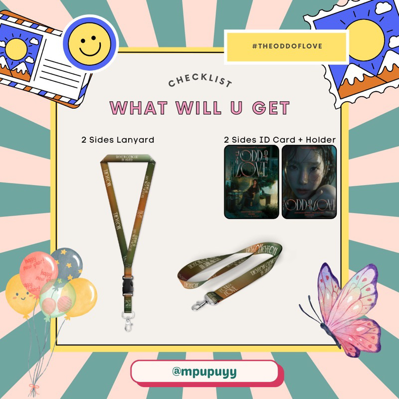 READY STOCK LANYARD TAEYEON CONCERT JAKARTA